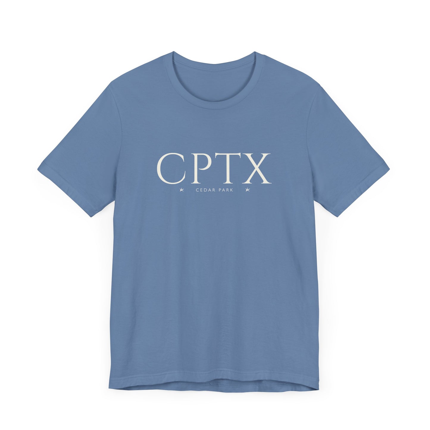 Cedar Park T-Shirt - CPTX City Abbreviation Tee - Minimalist Shirt | Texas Stars