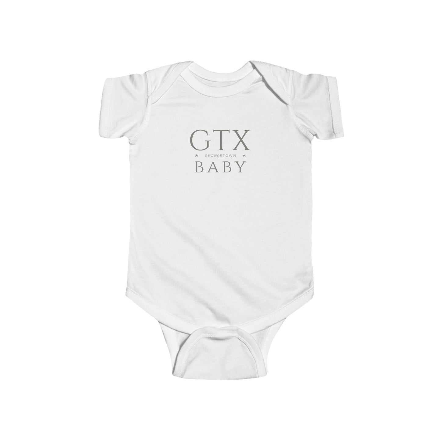 Georgetown Baby Bodysuit - Stylish GTX City Abbreviation Onesie | Texas Baby