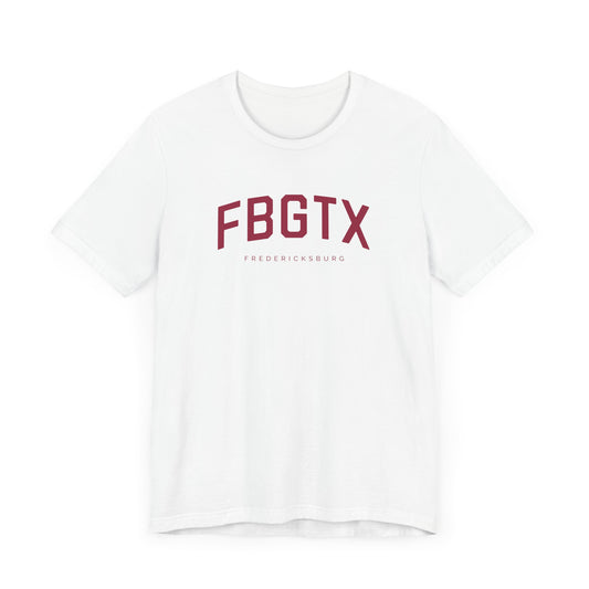 Fredericksburg T-Shirt - FBGTX City Abbreviation Tee – Texas Shirt | Collegiate