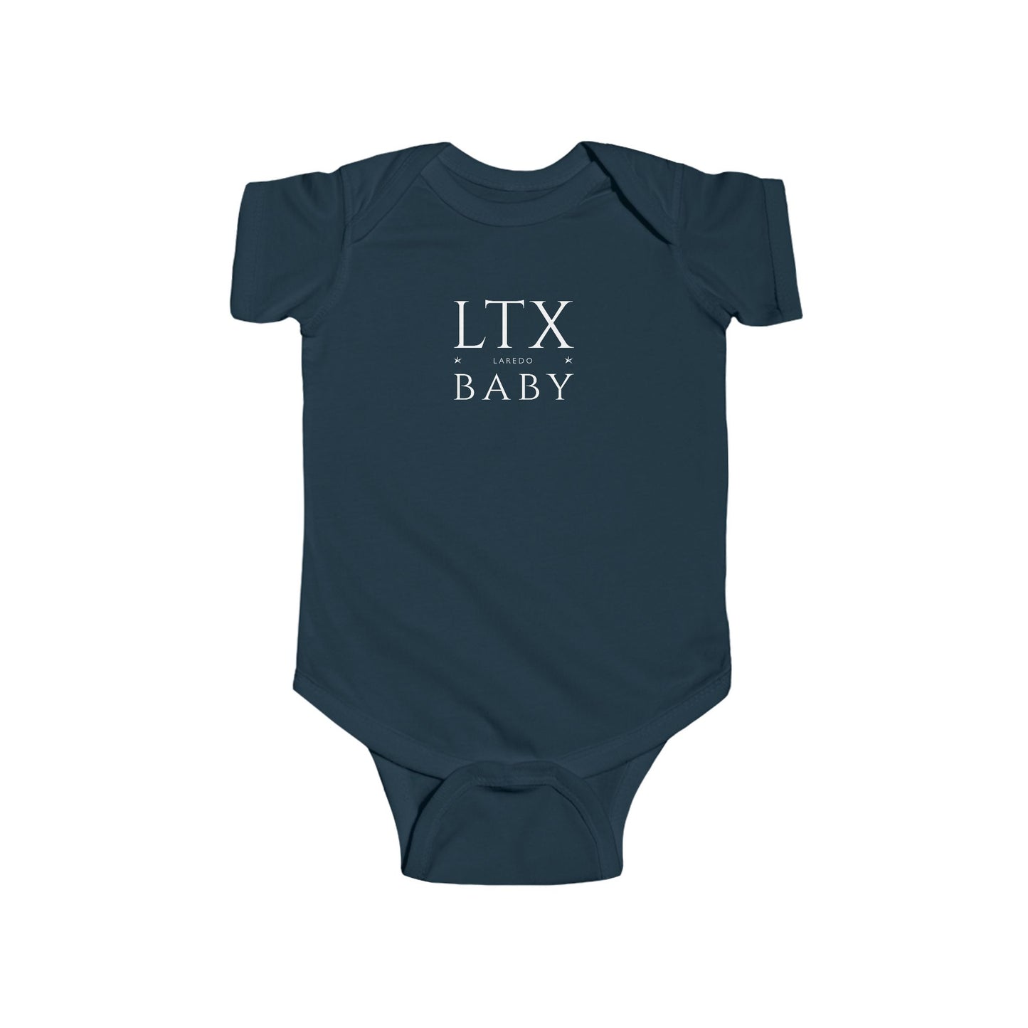 Laredo Baby Bodysuit - Stylish LTX City Abbreviation Onesie | Texas Baby