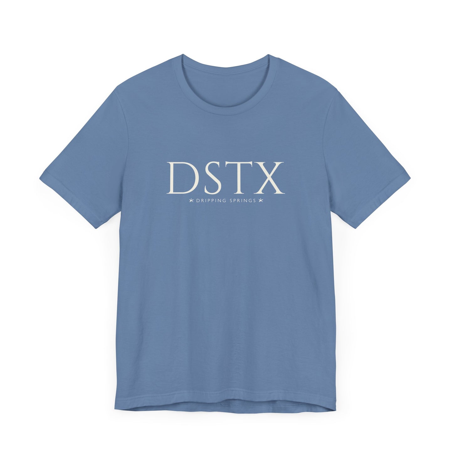 Dripping Springs T-Shirt - DSTX City Abbreviation Tee - Minimalist Shirt | Texas Stars