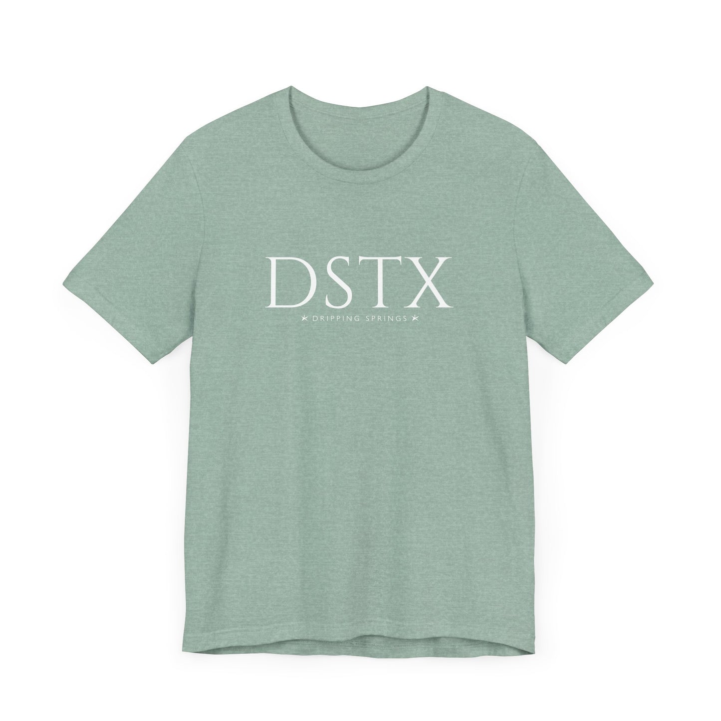 Dripping Springs T-Shirt - DSTX City Abbreviation Tee - Minimalist Shirt | Texas Stars
