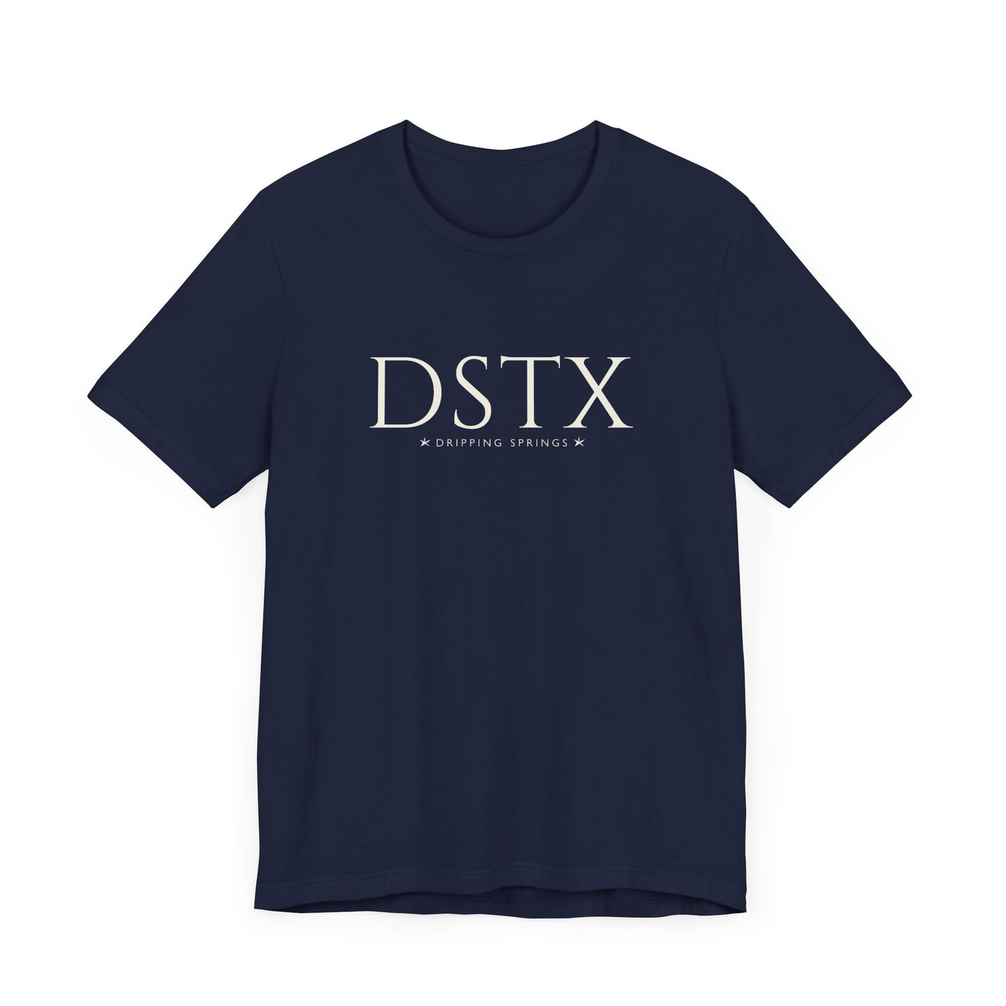 Dripping Springs T-Shirt - DSTX City Abbreviation Tee - Minimalist Shirt | Texas Stars