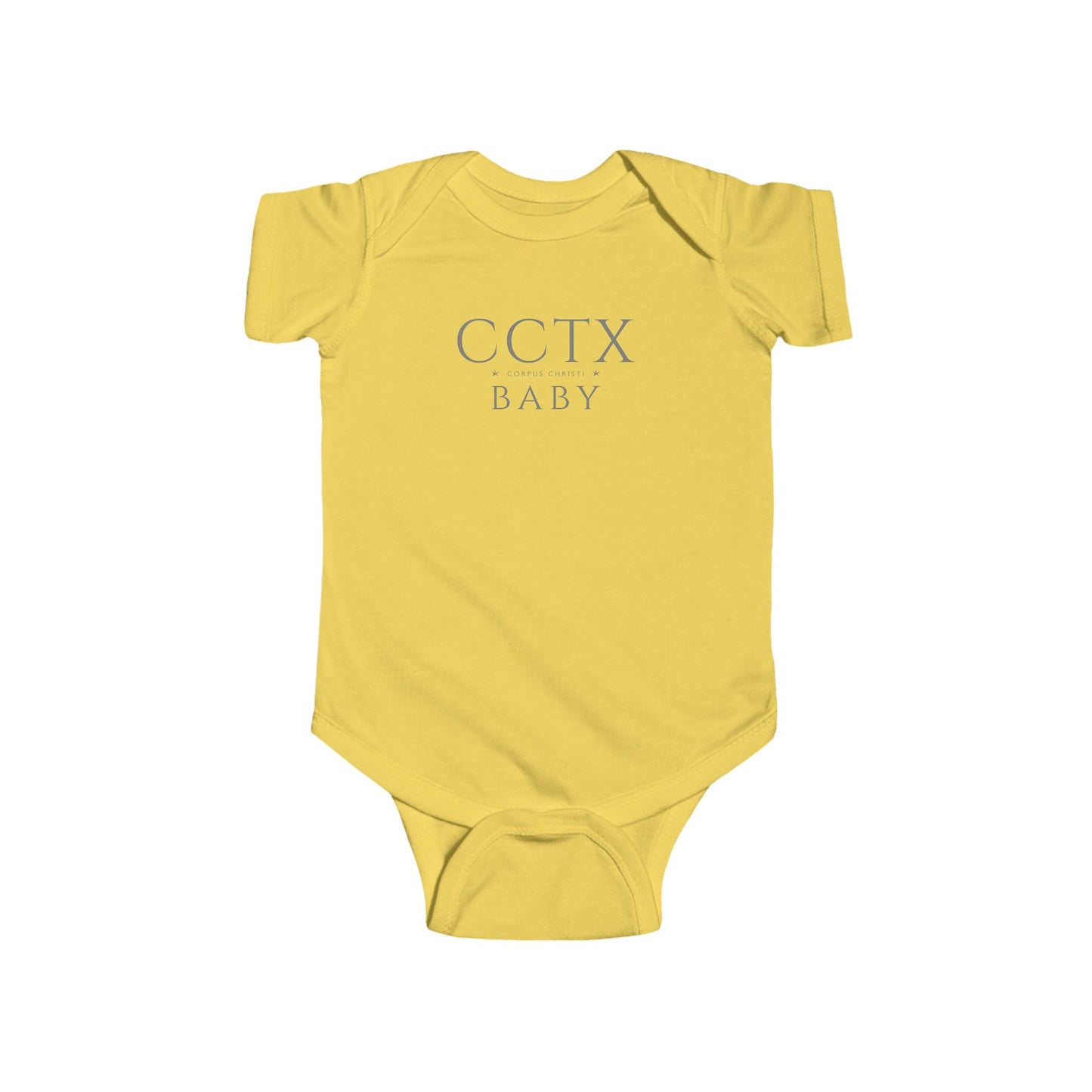 Corpus Christi Baby Bodysuit - Stylish CCTX City Abbreviation Onesie | Texas Baby