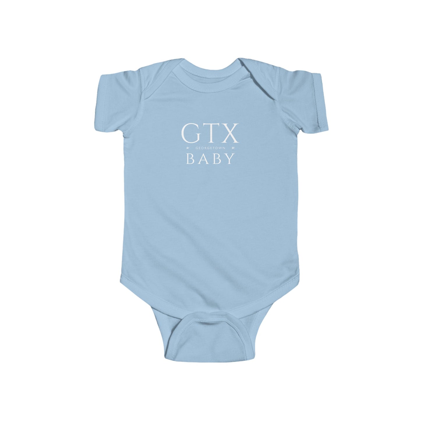 Georgetown Baby Bodysuit - Stylish GTX City Abbreviation Onesie | Texas Baby