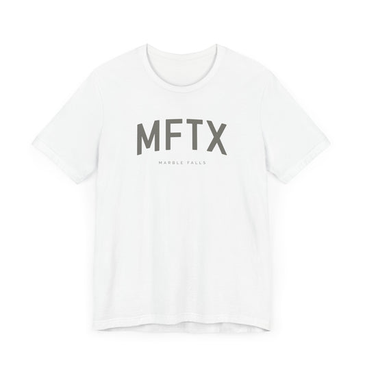 Marble Falls T-Shirt - MFTX City Abbreviation Tee – Texas Shirt | Collegiate