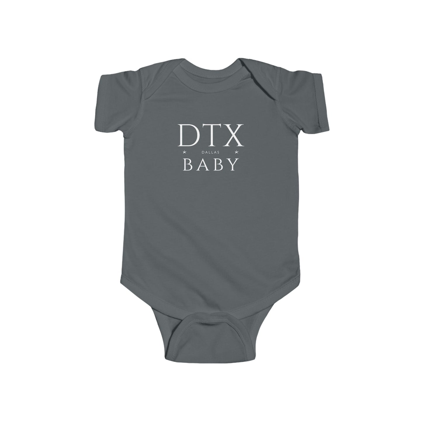 Dallas Baby Bodysuit - Stylish DTX City Abbreviation Onesie | Texas Baby