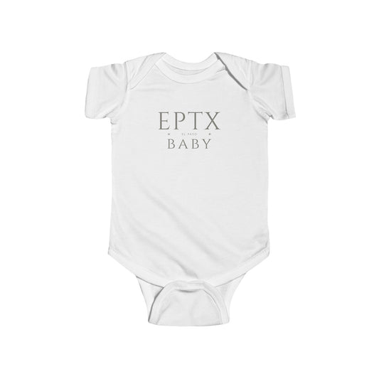 El Paso Baby Bodysuit - Stylish EPTX City Abbreviation Onesie | Texas Baby