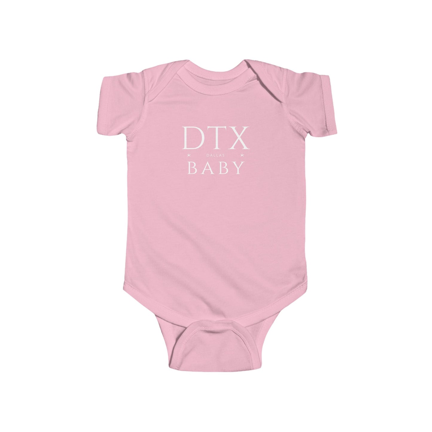 Dallas Baby Bodysuit - Stylish DTX City Abbreviation Onesie | Texas Baby