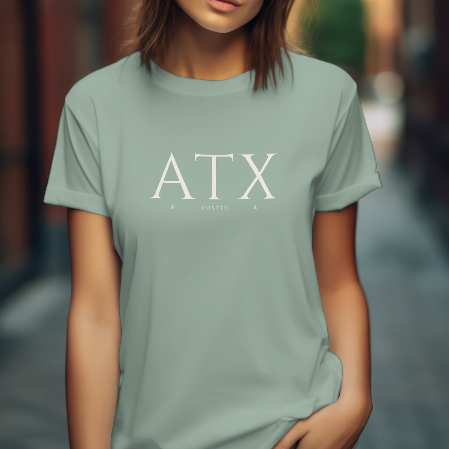 Austin T-Shirt - ATX City Abbreviation Tee - Minimalist Shirt | Texas Stars