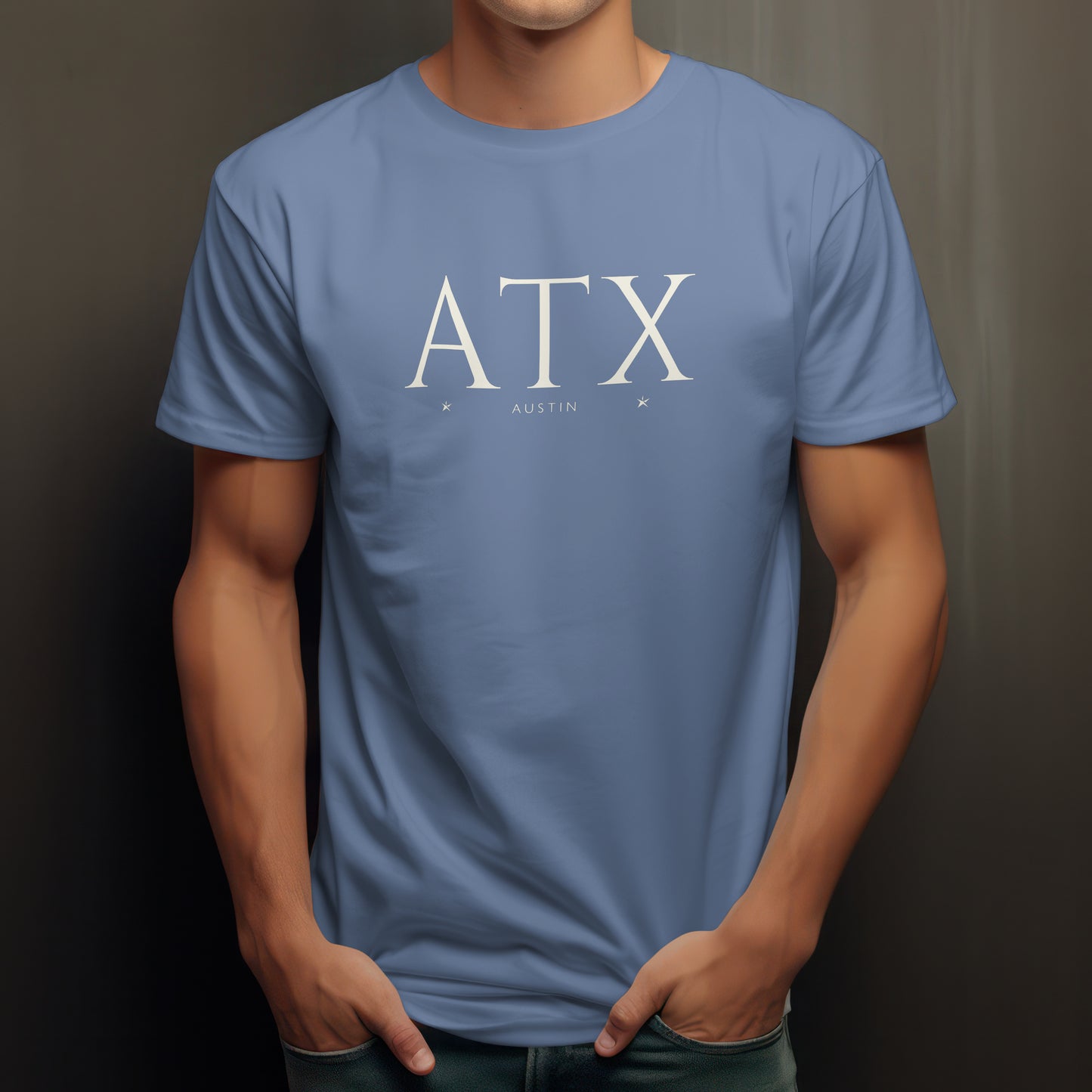 Austin T-Shirt - ATX City Abbreviation Tee - Minimalist Shirt | Texas Stars