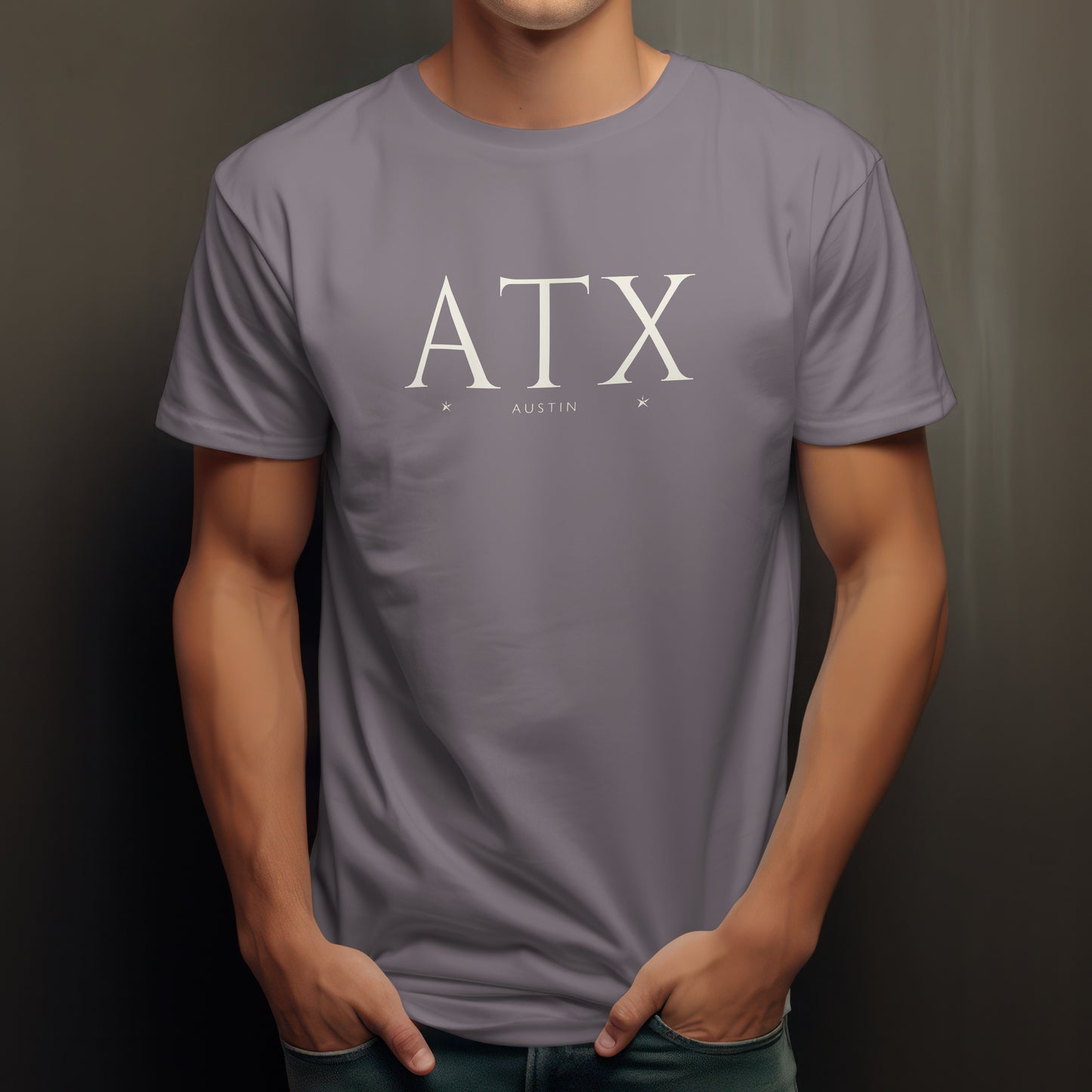 Austin T-Shirt - ATX City Abbreviation Tee - Minimalist Shirt | Texas Stars