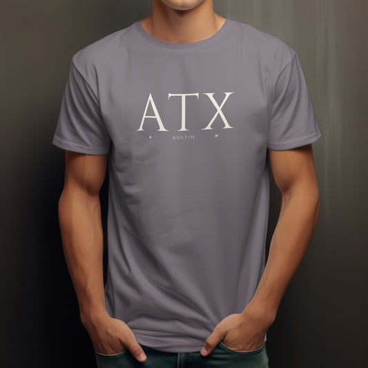 Austin T-Shirt - ATX City Abbreviation Tee - Minimalist Shirt | Texas Stars