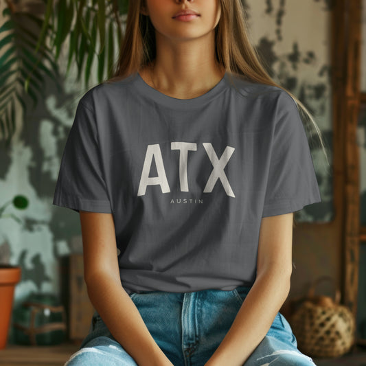 Austin T-Shirt - ATX City Abbreviation Tee – Texas Shirt | Collegiate