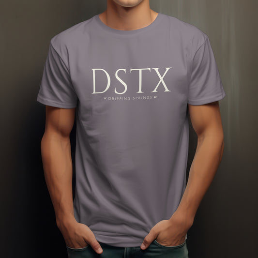 Dripping Springs T-Shirt - DSTX City Abbreviation Tee - Minimalist Shirt | Texas Stars