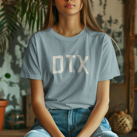 Dallas T-Shirt - DTX City Abbreviation Tee – Texas Shirt | Collegiate