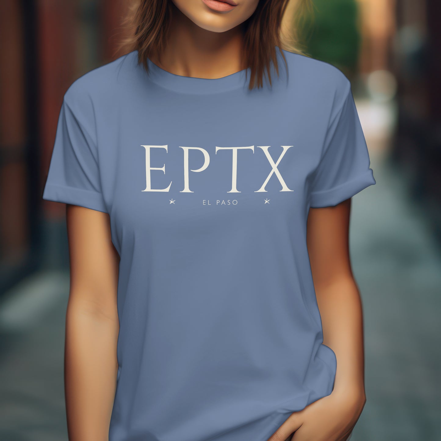 El Paso T-Shirt - EPTX City Abbreviation Tee - Minimalist Shirt | Texas Stars