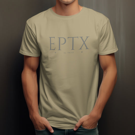 El Paso T-Shirt - EPTX City Abbreviation Tee - Minimalist Shirt | Texas Stars