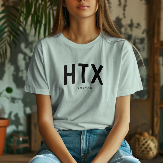 Houston T-Shirt - HTX City Abbreviation Tee – Texas Shirt | Collegiate