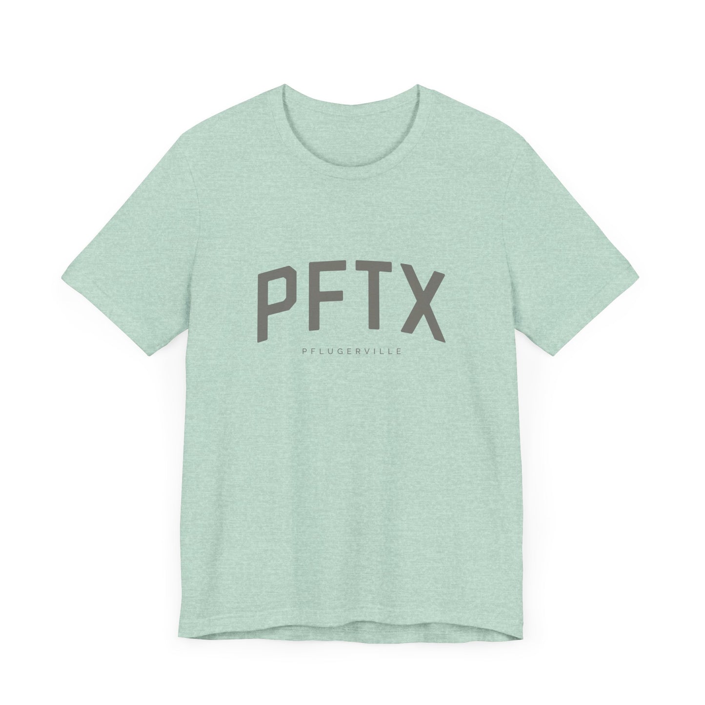 PFTX T-Shirt - Pflugerville, Texas - Unisex Jersey Short Sleeve Tee - Collegiate