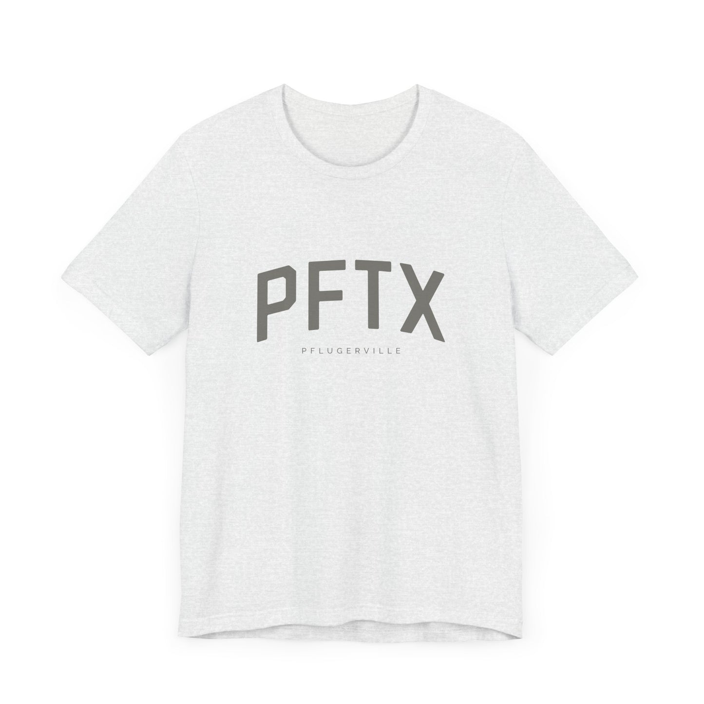 PFTX T-Shirt - Pflugerville, Texas - Unisex Jersey Short Sleeve Tee - Collegiate