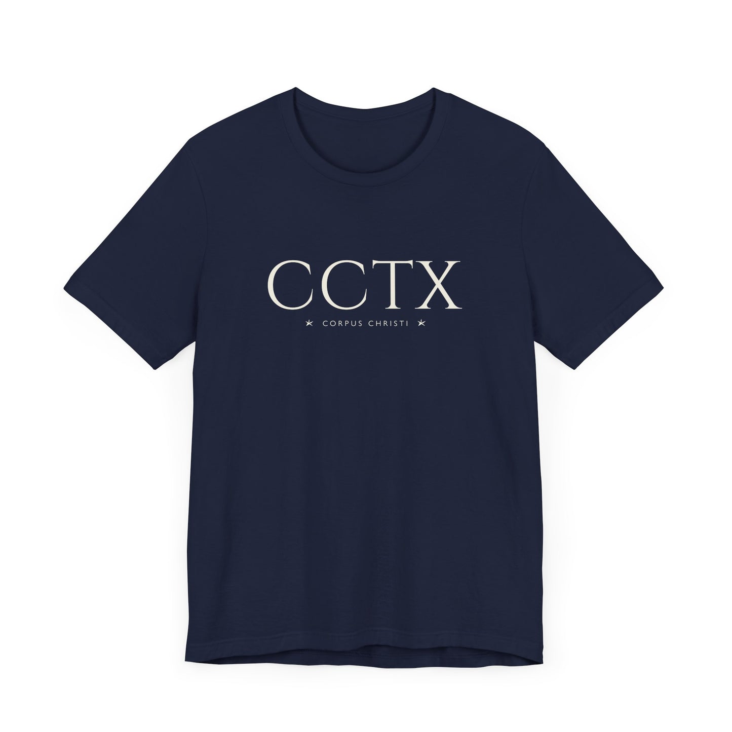 Corpus Christi T-Shirt - CCTX City Abbreviation Tee - Minimalist Shirt | Texas Stars