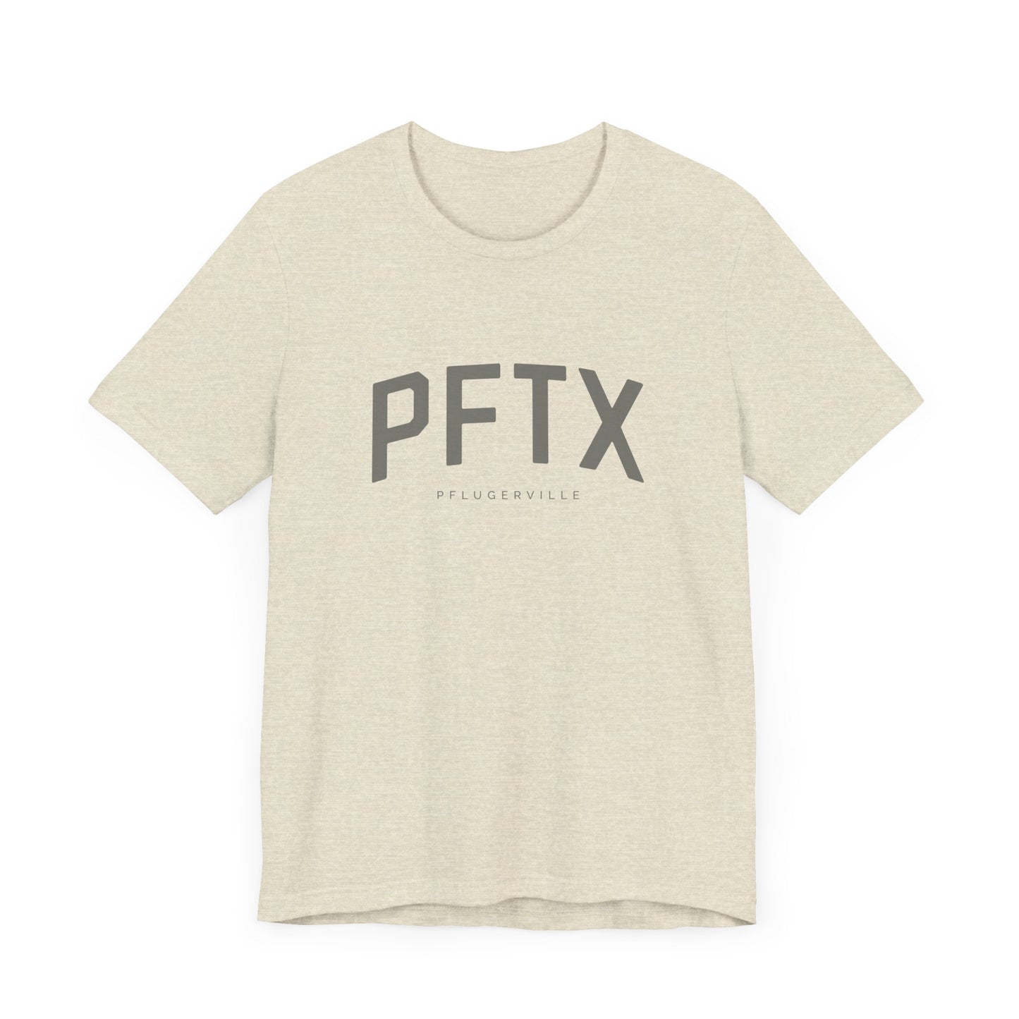 PFTX T-Shirt - Pflugerville, Texas - Unisex Jersey Short Sleeve Tee - Collegiate