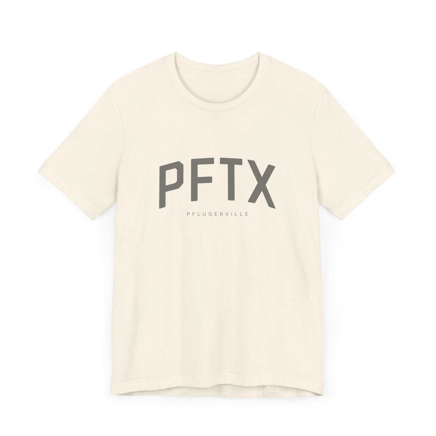 PFTX T-Shirt - Pflugerville, Texas - Unisex Jersey Short Sleeve Tee - Collegiate