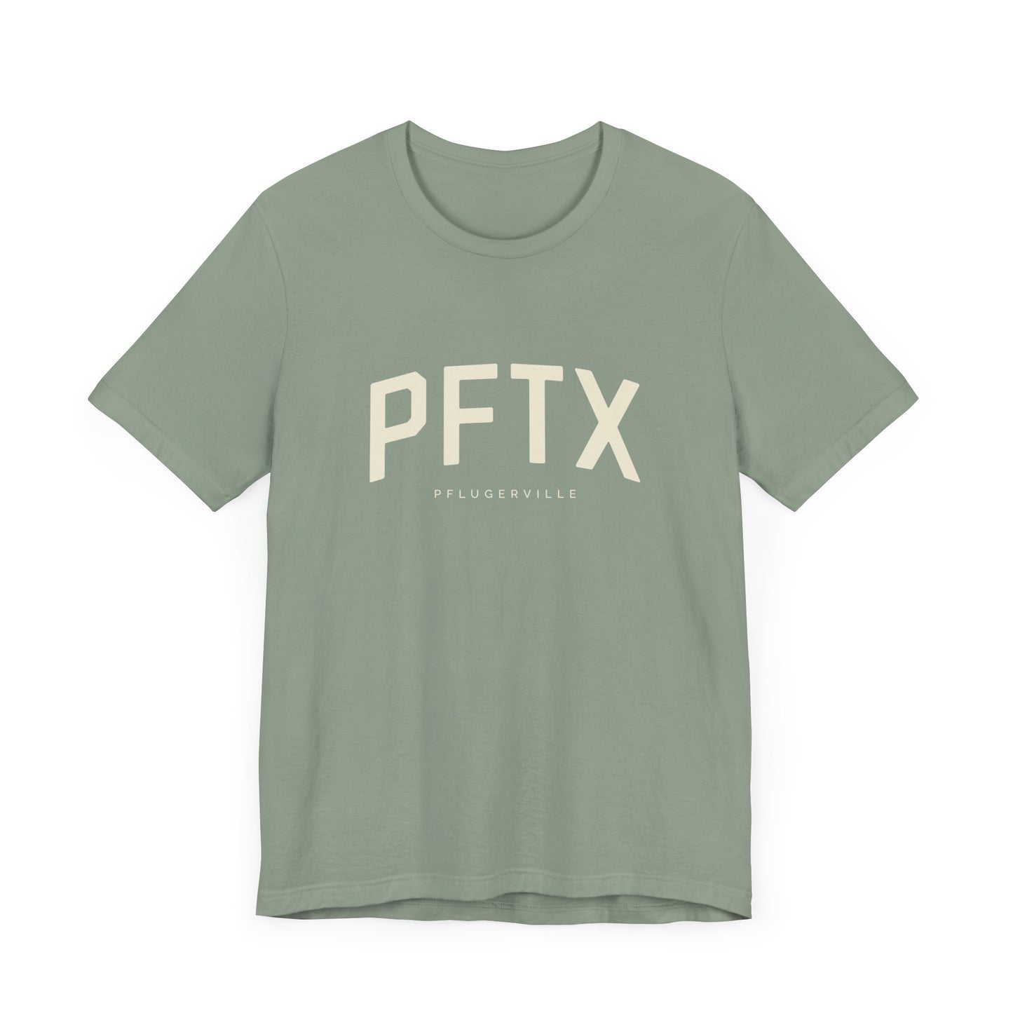 PFTX T-Shirt - Pflugerville, Texas - Unisex Jersey Short Sleeve Tee - Collegiate