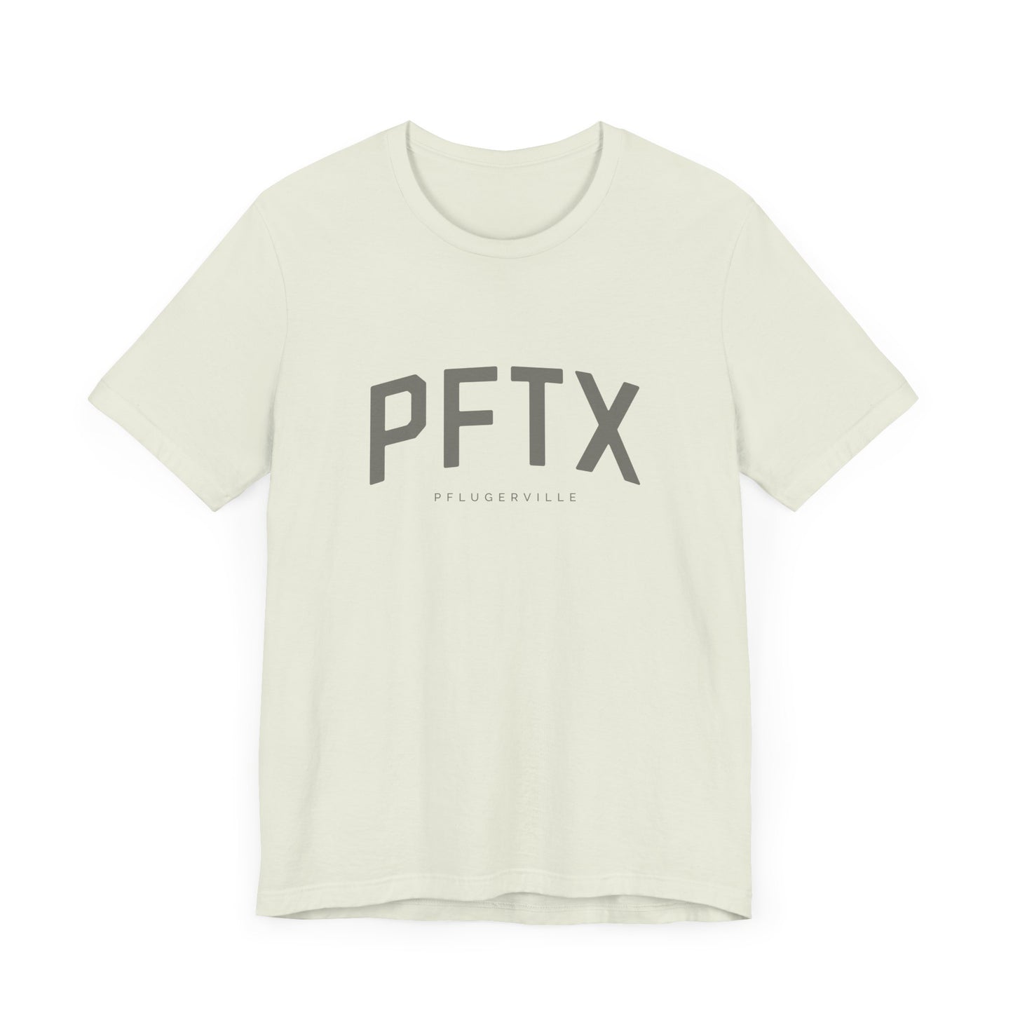 PFTX T-Shirt - Pflugerville, Texas - Unisex Jersey Short Sleeve Tee - Collegiate