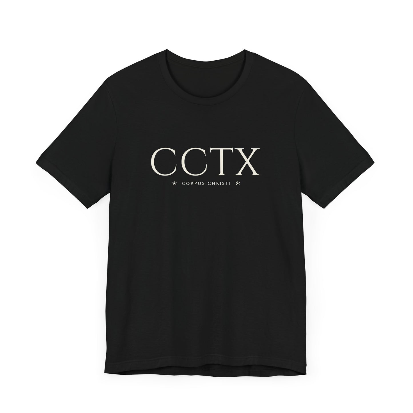 Corpus Christi T-Shirt - CCTX City Abbreviation Tee - Minimalist Shirt | Texas Stars