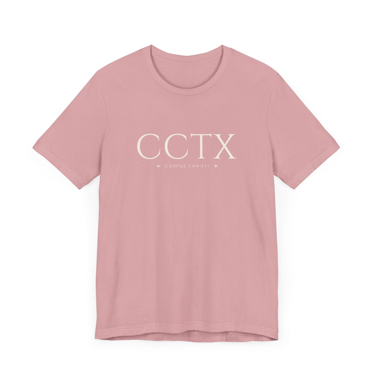 Corpus Christi T-Shirt - CCTX City Abbreviation Tee - Minimalist Shirt | Texas Stars