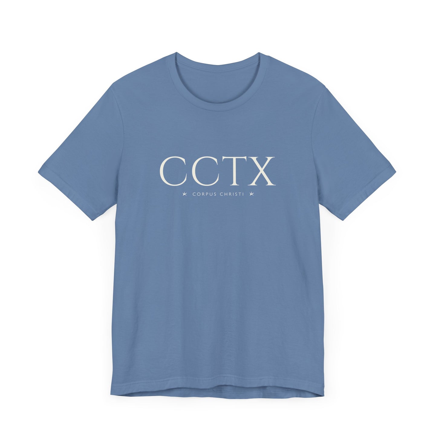 Corpus Christi T-Shirt - CCTX City Abbreviation Tee - Minimalist Shirt | Texas Stars