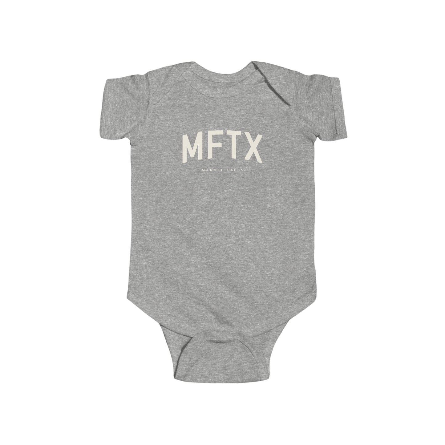 Marble Falls Baby Onesie - MFTX - Texas | Unisex - Collegiate Design