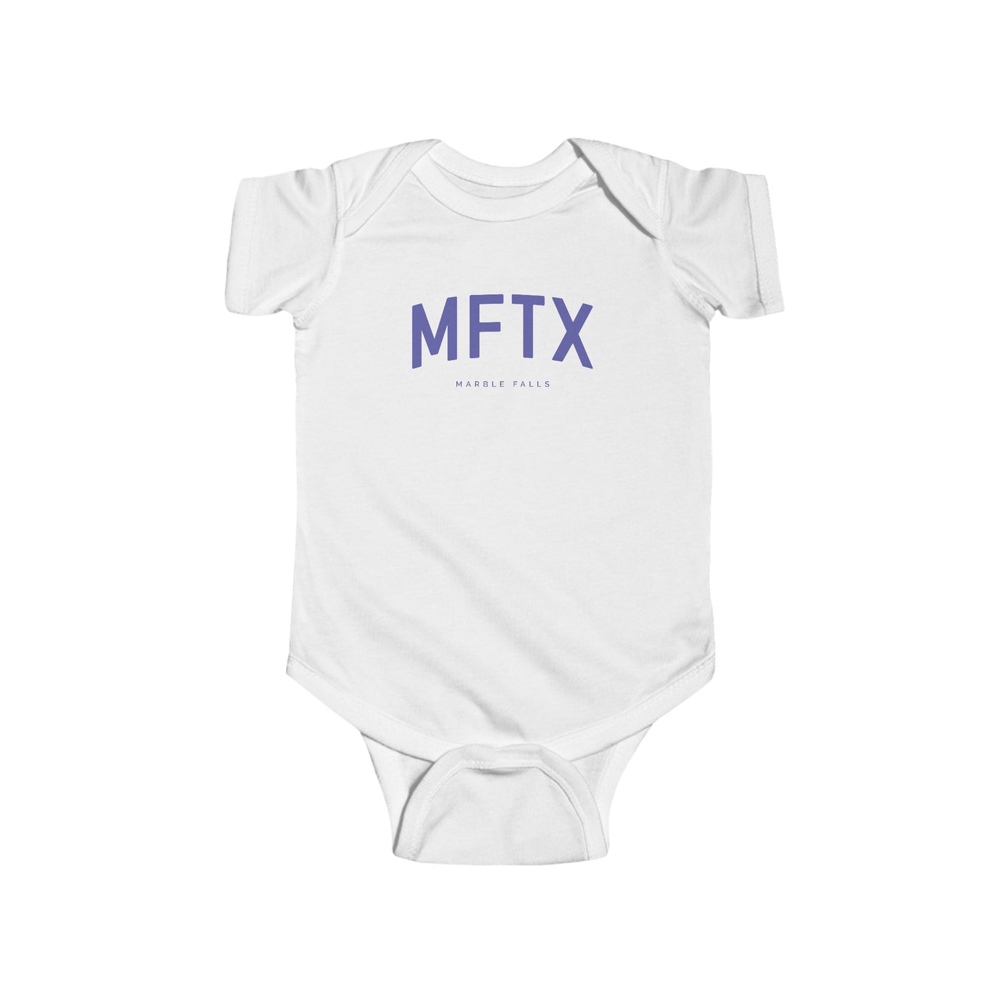 Marble Falls Baby Onesie - MFTX - Texas | Unisex - Collegiate Design