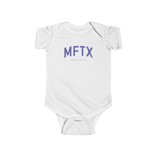 Marble Falls Baby Onesie - MFTX - Texas | Unisex - Collegiate Design