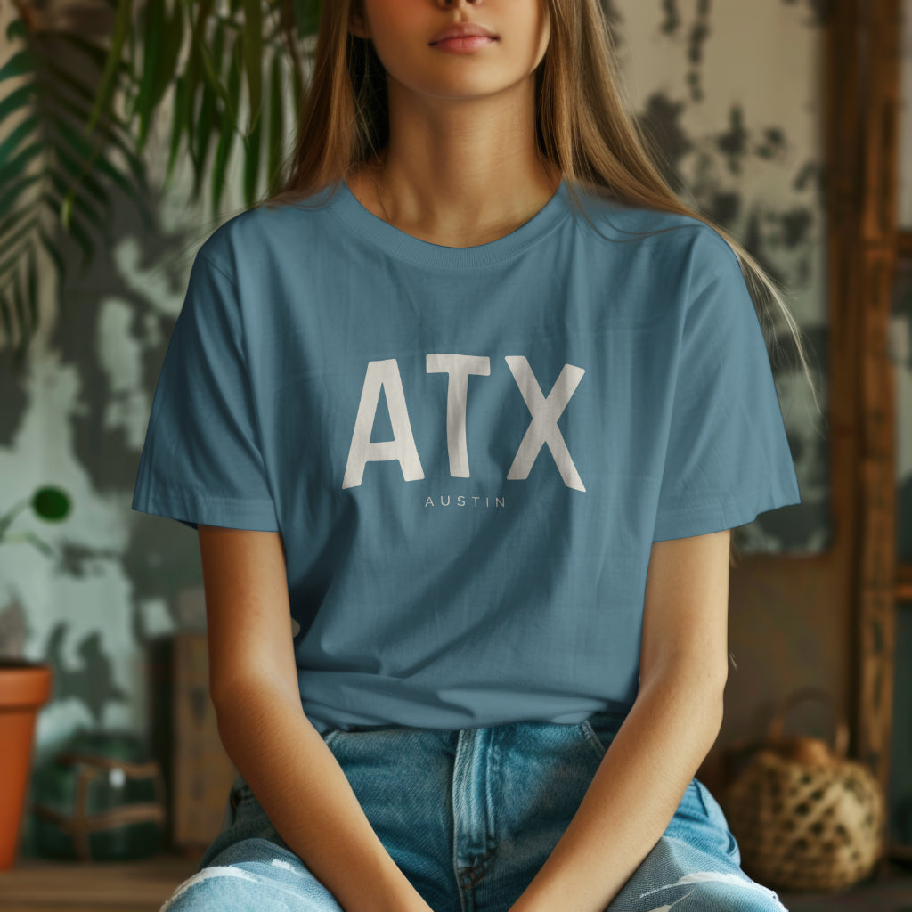 ATX T-Shirt - Austin, Texas - Unisex Jersey Short Sleeve Tee - Collegiate