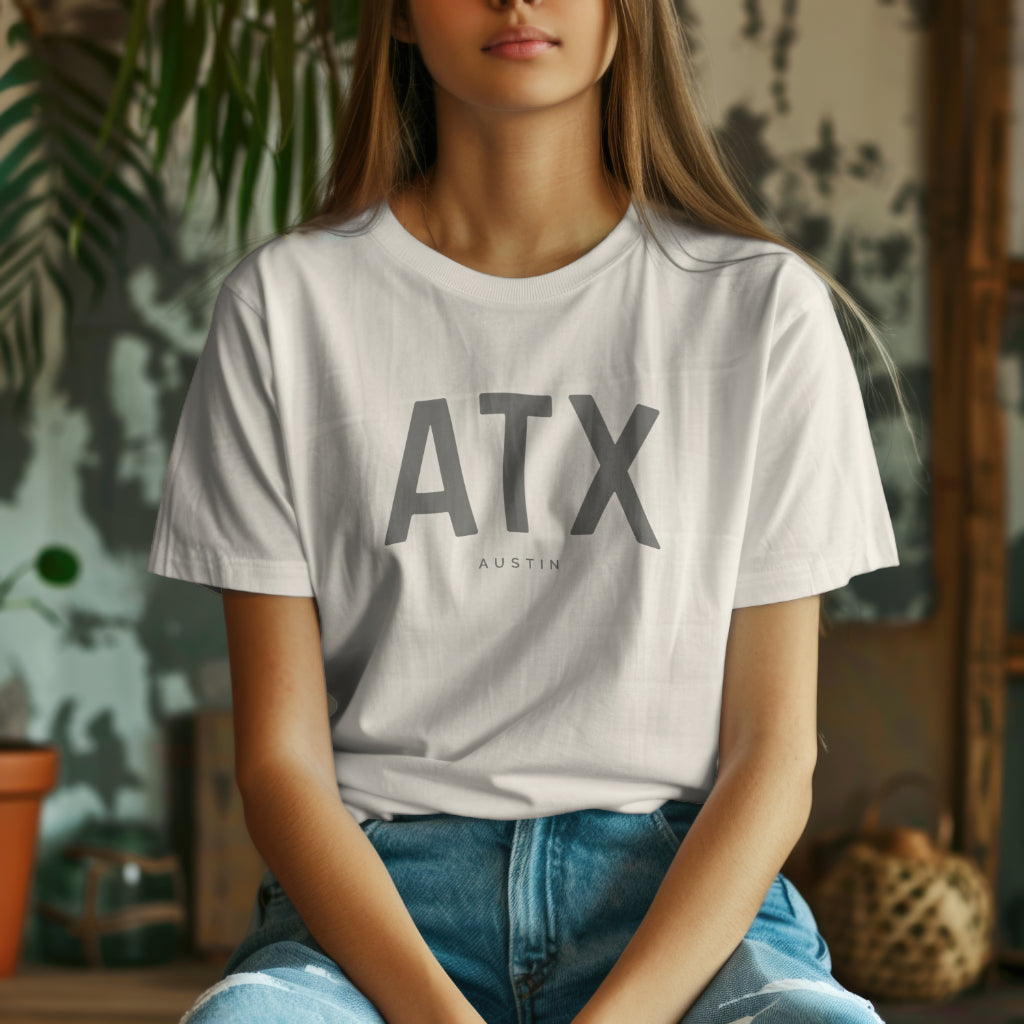 ATX T-Shirt - Austin, Texas - Unisex Jersey Short Sleeve Tee - Collegiate