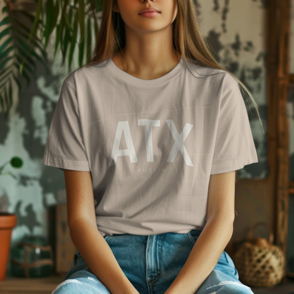 ATX T-Shirt - Austin, Texas - Unisex Jersey Short Sleeve Tee - Collegiate