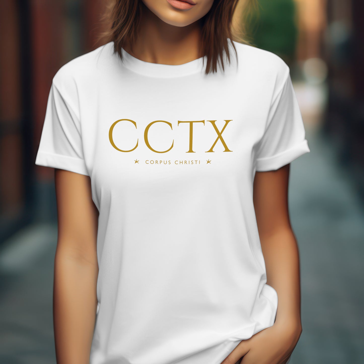 Corpus Christi T-Shirt - CCTX City Abbreviation Tee - Minimalist Shirt | Texas Stars