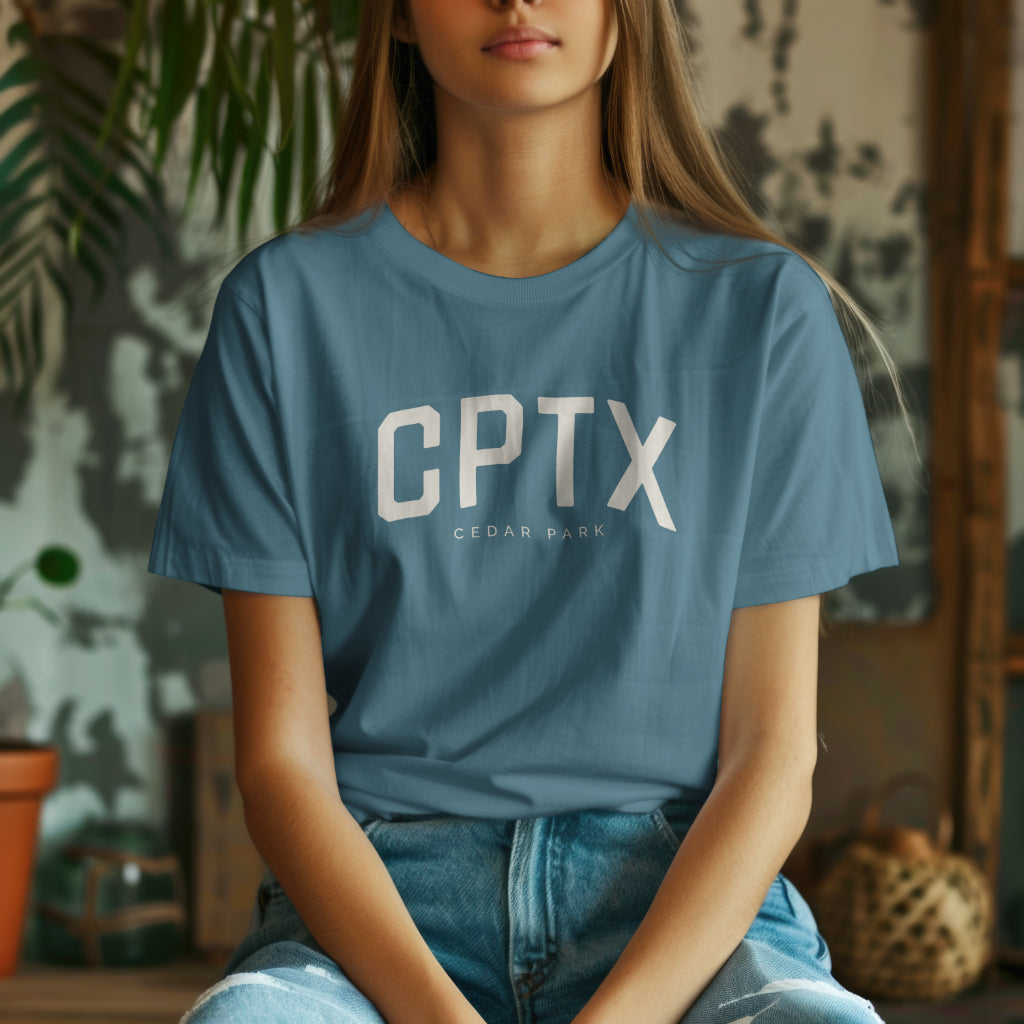 CPTX T-Shirt - Cedar Park, Texas - Unisex Jersey Short Sleeve Tee - Collegiate