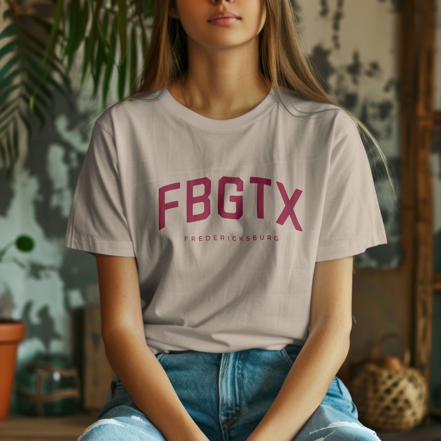 Fredericksburg T-Shirt - FBGTX City Abbreviation Tee – Texas Shirt | Collegiate