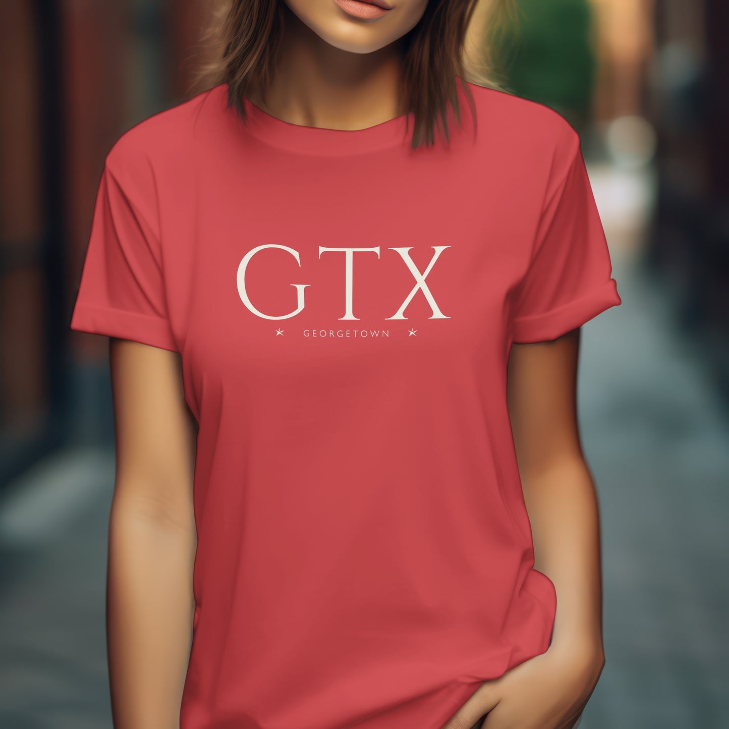 Georgetown T-Shirt - GTX City Abbreviation Minimalist Shirt | Texas Stars