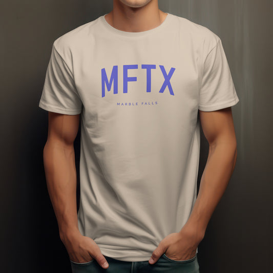 Marble Falls T-Shirt - MFTX City Abbreviation Tee – Texas Shirt | Collegiate