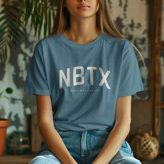 NBTX T-Shirt - New Braunfels, Texas - Unisex Jersey Short Sleeve Tee - Collegiate