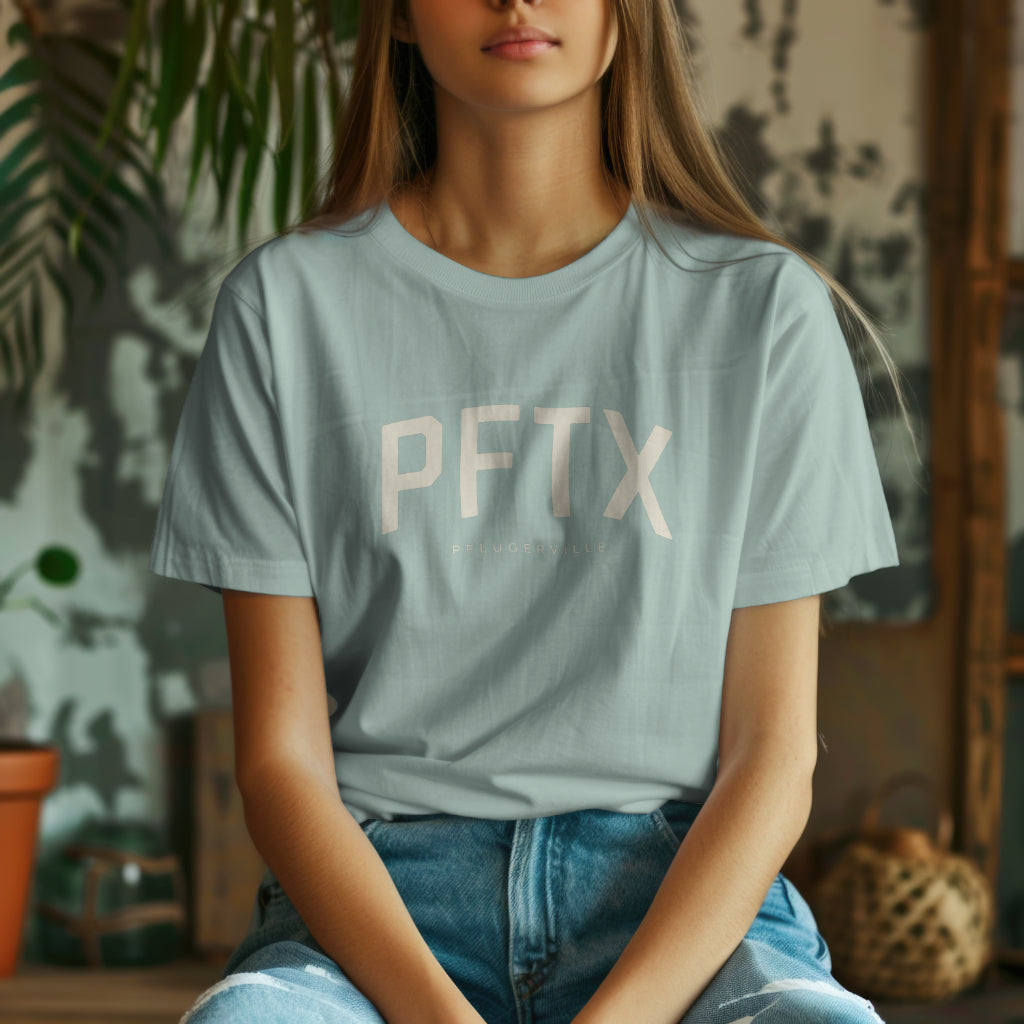 PFTX T-Shirt - Pflugerville, Texas - Unisex Jersey Short Sleeve Tee - Collegiate