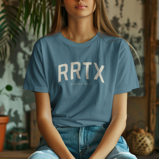 RRTX T-Shirt - Round Rock, Texas - Unisex Jersey Short Sleeve Tee - Collegiate