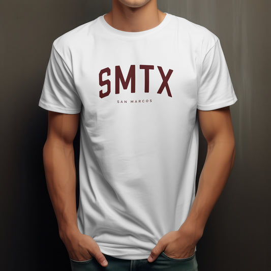 San Marcos T-Shirt - SMTX City Abbreviation Tee - Texas Shirt | Collegiate